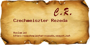 Czechmeiszter Rezeda névjegykártya